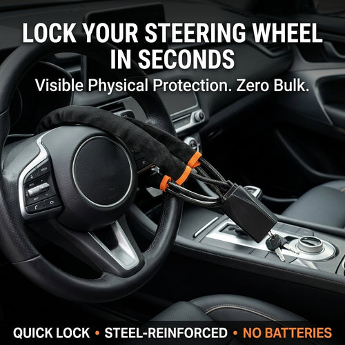 WheelGuard™ — Anti-Theft Steering Wheel Lock