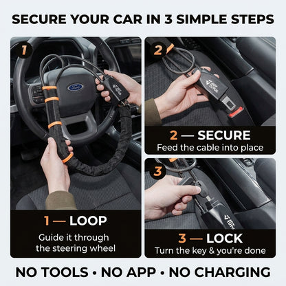 WheelGuard™ — Anti-Theft Steering Wheel Lock