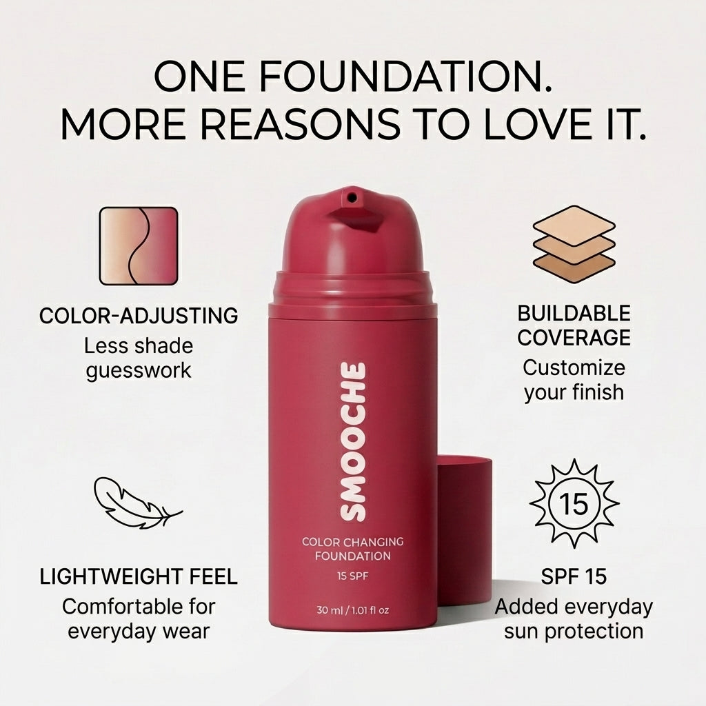 SMOOCHE™ Color-Changing Foundation