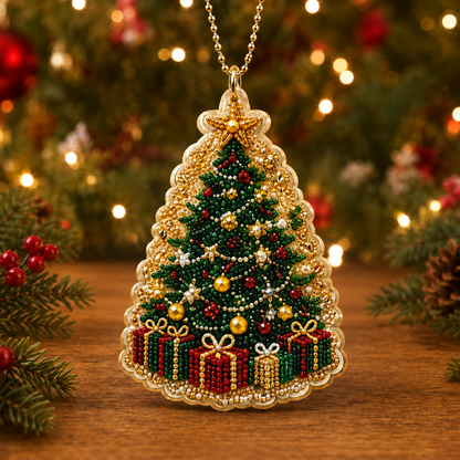 DIY Diamond Painting Santa Hanging Ornament Kit