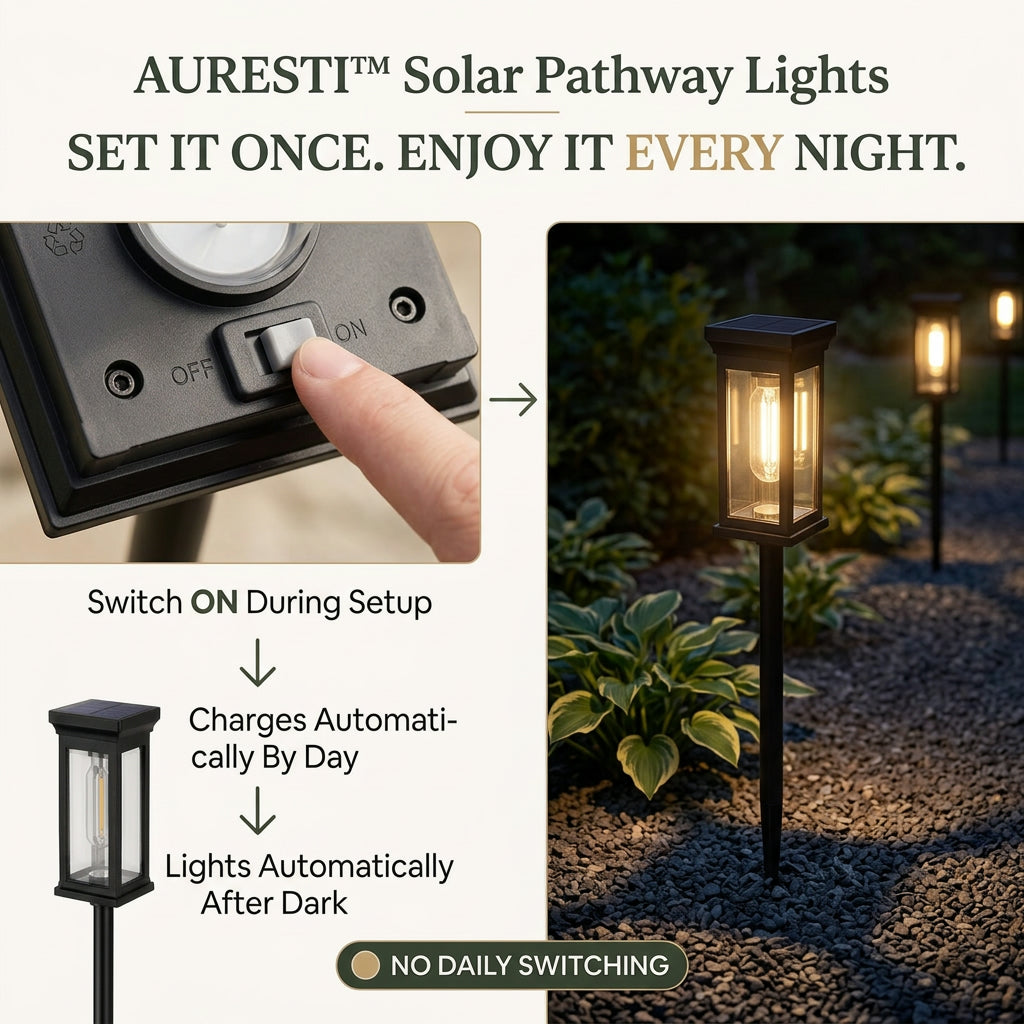 Auresti™ Solar Pathway Lights