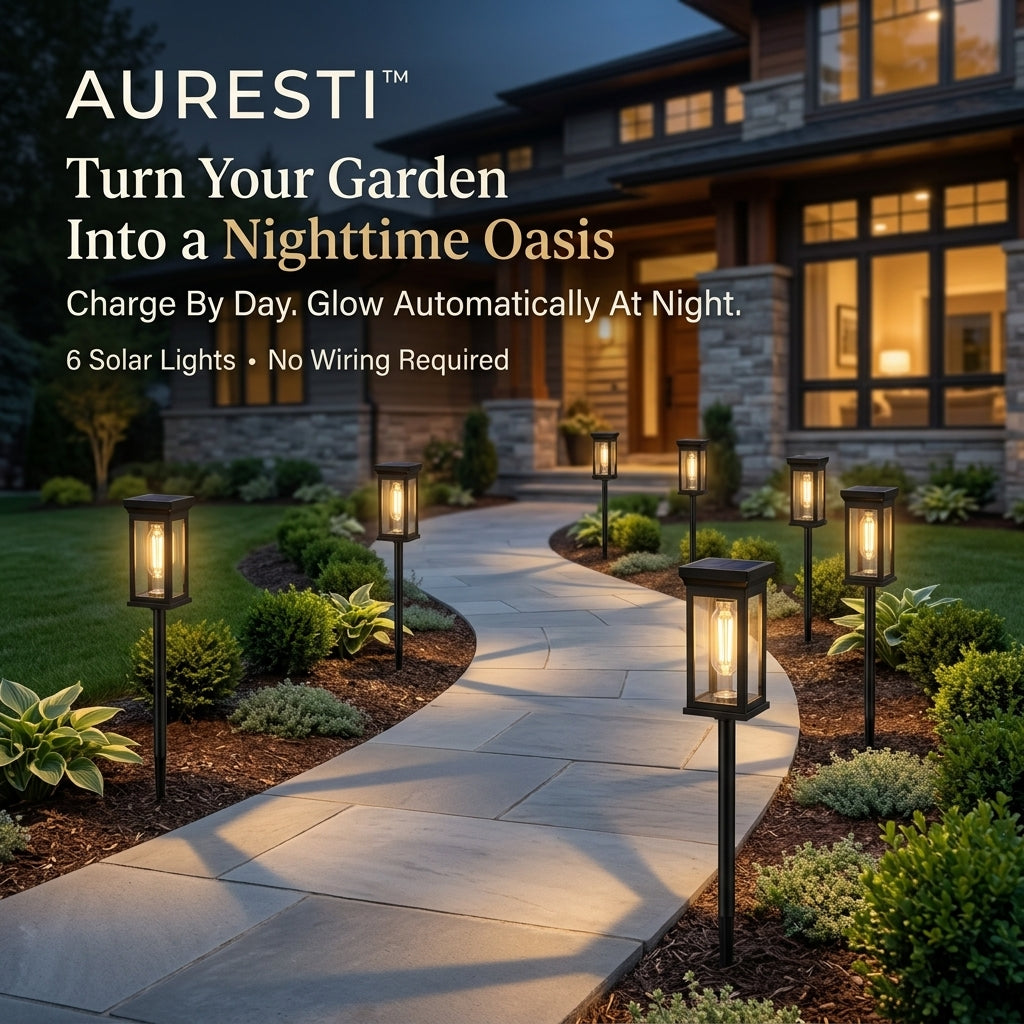 Auresti™ Solar Pathway Lights