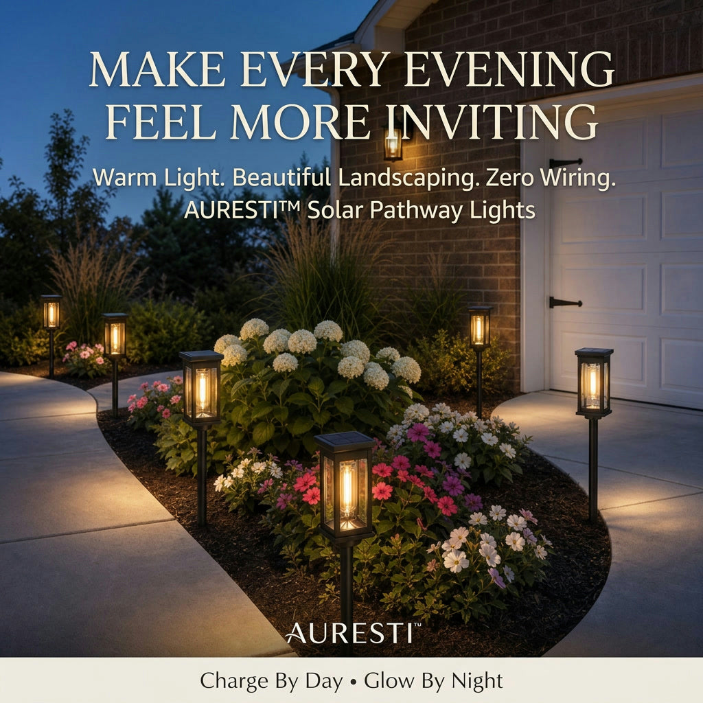 Auresti™ Solar Pathway Lights