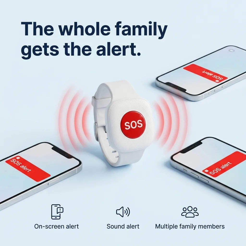 The whole family gets the alert on their phones