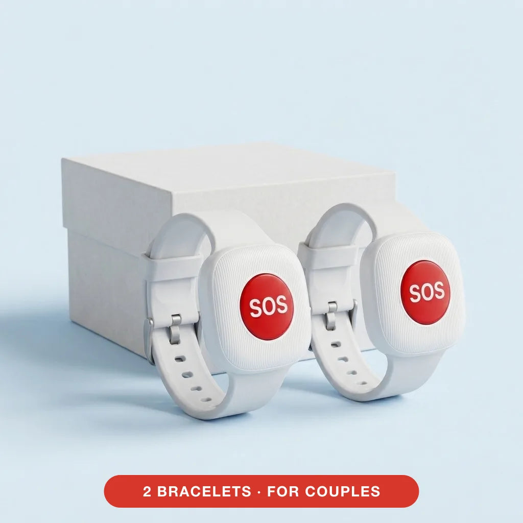 2 Kinbell SOS bracelets for couples